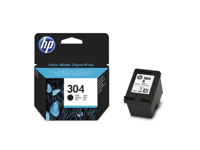 147274 HP N9K06AE#UUS Blekk HP N9K06AE serie 304 sort Blekkpatron til HP Deskjet 3720/3730